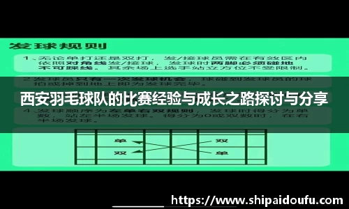 西安羽毛球队的比赛经验与成长之路探讨与分享